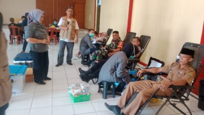 Pemdes Sukataris Gencarkan Donor Darah, Warga Antusias Tunjukkan Kepedulian