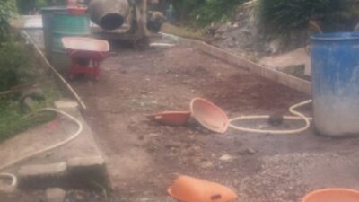 Warga Pertanyakan Kualitas Pengecoran Jalan di Desa Mulyasari