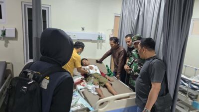 Polsek Cikalongkulon Olah TKP Kasus Curas Bersenpi di Jalur Alternatif Cianjur- Jonggol.