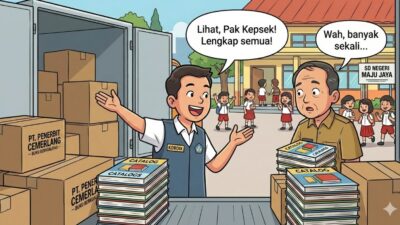 Beli Buku Kok Diarahkan, Dugaan Kordik “Nunjuk Perusahaan” Bikin Sekolah di Cianjur Garuk-garuk Kepala