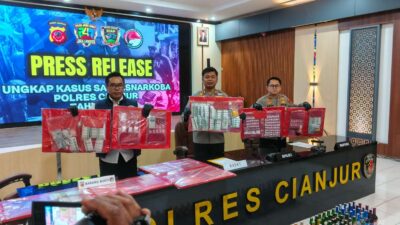 Tak Ada Ruang Bagi Pengedar, Polres Cianjur Gulung 40 Tersangka Narkoba Jelang Ramadan