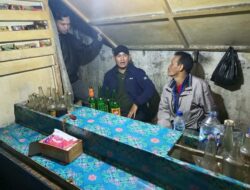 Respons Cepat: Polsek Pacet Gerebek Warung Jamu yang Diduga Jual Miras di Bulan Ramadan