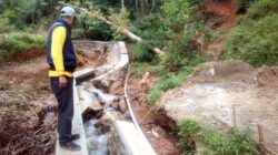 Proyek Irigasi Milyaran Rupiah di Cianjur Ambrol Akibat Dikerjakan Asal-asalan