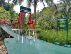 TNI dan Warga Rampungkan Pembangunan Jembatan Gantung Garuda di Cianjur