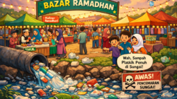 Berkah Ramadhan di Cipanas Dibayangi Ancaman Limbah Plastik dan Mikroplastik