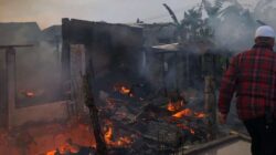 Si jago Merah Lalap Habis 12 Rumah di Cipanas, Puluhan Warga Kehilangan Tempat Tinggal