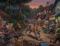 Dari Hutan ke Permukiman, Macan Tutul Bikin Warga Gunung Mas Heboh
