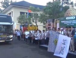 Sinergi Polres dan Pemkab Cianjur Warnai Pelepasan 73 Jamaah Haji 2026
