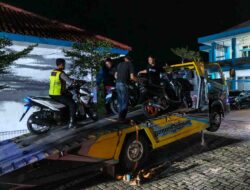 167 Motor Knalpot Brong Diamankan, Polres Cianjur Tegaskan Razia Akan Terus Digelar