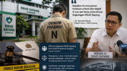 RSUD Sayang Akui Oknum Pegawai Terjerat Kasus Hukum, Publik Kini Menanti Sikap Tegas Manajemen