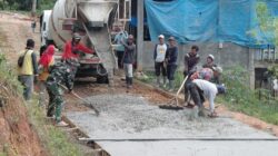 Gotong Royong Jadi Kekuatan, Satgas TMMD Ke-129 dan Warga Bangun Jalan Demi Masa Depan Desa