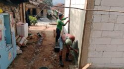 Rumah Burhanudin Nyaris Rampung, Satgas TMMD Ke-129 Genjot Pemasangan Hebel dan Pengacian Demi Hunian Layak