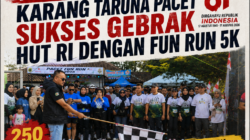 Perdana Digelar, Karang Taruna Pacet Sukses Gebrak HUT RI dengan Fun Run 5K