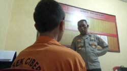 CCTV Bongkar Aksi Maling Toko di Cibeber, Baru Beraksi Langsung Dibekuk Anggota Polsek Cibeber